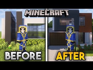 How to Build MODERN Homes in Minecraft!