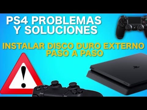 PS4 PROBLEMAS /INSTALAR DISCO DURO EXTERNO