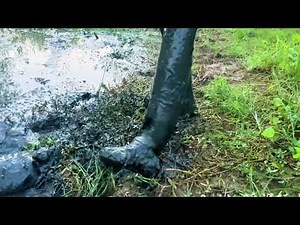 12-What does it feel like to fill your boots with mud and then wear them? Wow