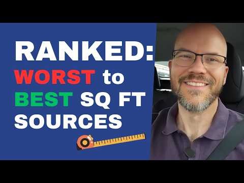 I Ranked Every Square Footage Source (Worst to Best)