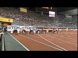 Osaka 2007 World Championships : 100m Final Side View