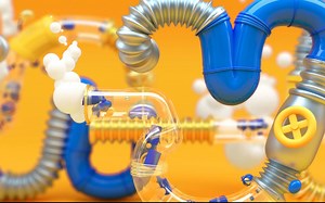 清新文字三维动画教程——模型创建03