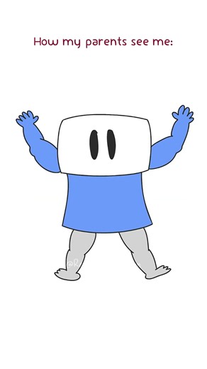 The two faces of me 👀 Family vs Friends 😎 #animation #funny