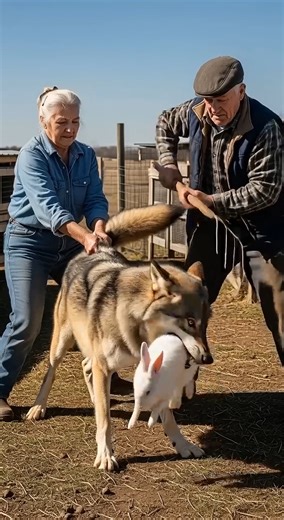 1.2M views · 3.6K reactions | A terrifying moment as a wolf attacks a rabbit– all caught on camera! Created by AI This heroic rescue proves the power of human courage and love for animals. #animalrescue #wildlife #caughtoncamera #wolfattack #rabbitrescue | Lifeline Tails | Facebook