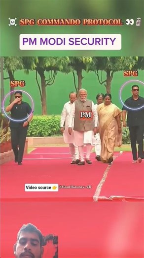 🇮🇳Pm Modi ji 🦁 with 🔥NSG commando force❌ security guard 💫🇮🇳#modi #security #commando #nsg #shorts