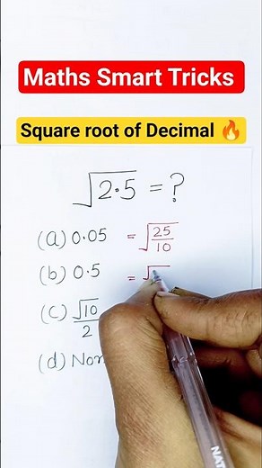 Square root of Decimal 🔥