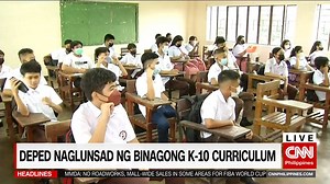 Inilunsad na ng Education department ang binagong K to 10 curriculum para tugunan ang mga isyu sa dami ng lessons dito. Ang laman ng curriculum sa ulat ni senior correspondent AC Nicholls. | NewsWatch Plus Philippines
