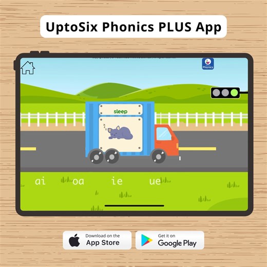 Download the UptoSix Phonics PLUS app today. 100% interactive phonics app for kids that covers everything in phonics. Fun and easy to use, endless reading and spelling practice. UptoSix Phonics PLUS App is available on the Google Play Store and App Store. . . #phonics #kindergarten #learntoread #earlyliteracy #earlychildhoodeducation #earlylearning | Phonics Reading | Facebook