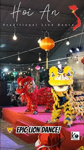 Traditional Lion Dance in Hoi An 🦁🇻🇳 | Vietnam