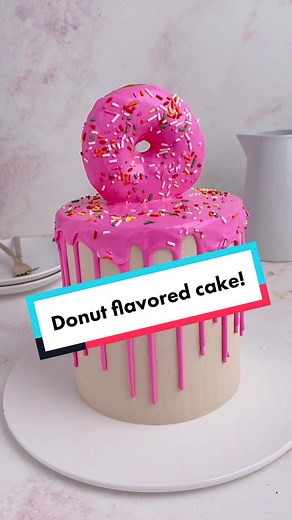 Donut Flavored Cake Recipe | Creative Donut Cake Ideas