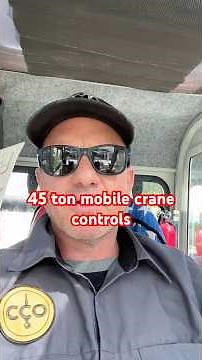 In the operators cab of a 45 ton crane. #craneoperator