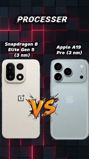 OnePlus 15 vs iPhone 17 Pro Max 🔥💯#smartphonecomparison #techbattle #shorts