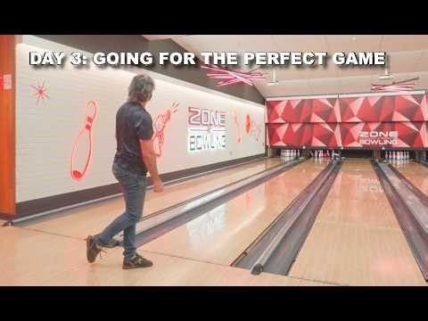 Attempting a perfect 300 with 2-handed bowling - Day 3
