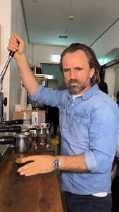 Valentine? Never heard of him. Sounds like a matcha guy. | Barista Dritan Alsela