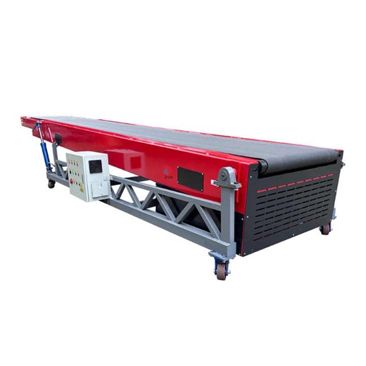 Mobile Heavy Duty Telescopic Belt Conveyor Machine for Truck Loading and Unloading Max Reach Machine with Adjustable Speed