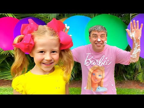 Nastya convida seus amigos para jogar jogos ao ar livre - Compilação de vídeos para crianças