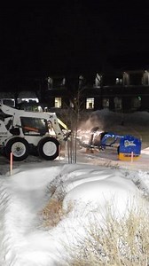 Whether your running a 5,000 pound or 50,000 pound machine, KAGE has 2-in-1 snow plow and pusher systems to fit your needs! #snowplow #snowpusher | Kage Innovation