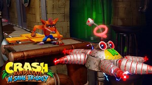 This is a tough route. Crash’s is firing on all Pistons. | Crash Bandicoot