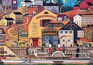 Buffalo Games - Charles Wysocki - The Bostonian - 300 Large Piece Jigsaw Puzzle