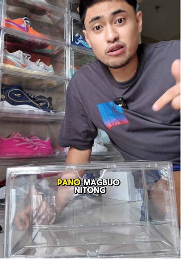 Organize your kicks like a pro! 👟 Step-by-step guide to setting up your acrylic shoe box. @NikkoDAKS #ShoeStorage #SneakerSetup #AcrylicBox #SneakerOrganization #TikTokMadeMeBuyIt