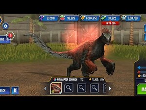 PYRORAPTOR DOMINION max level 40 | Jurassic world the game #113