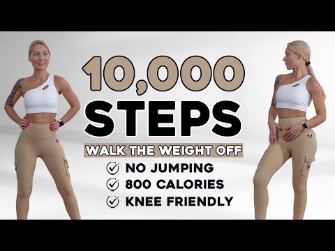 🔥10000 STEPS WALKING WORKOUT🔥10K Steps Challenge! 1 Hour Fat Burning🔥 Endurance Knee Friendly🔥
