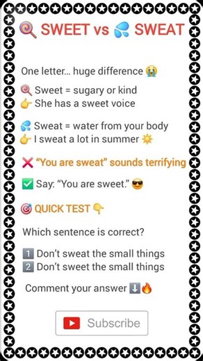 Sweet vs Sweat: Which One Wins The Challenge? 🍬💦