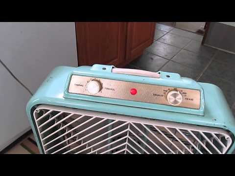 vintage 60s lakewood countryaire box fan