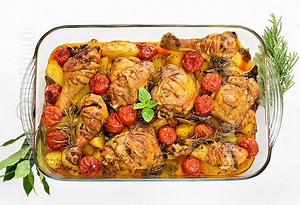 Pulpe de pui cu cartofi la cuptor | Reteta Video