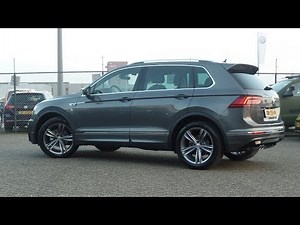Volkswagen NEW Tiguan 2018 R- Line Indium Grey Metallic walk around inside r line