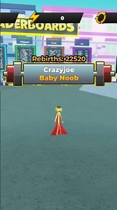 22,520 rebirth strongman simulator in Roblox ￼