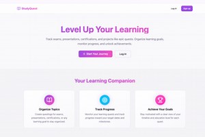 StudyQuest – Stop cramming. Start questing.