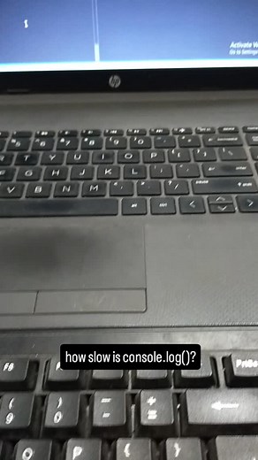 437K views · 939 reactions | how slow is console.log in js #js #webdev #website #development #JavaScriptMastery #javascript #reels #tech #technology #weebookie #funny #hack | Ankit Pundir | Facebook