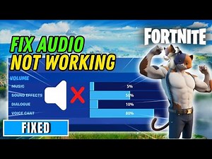 FIX Fortnite Audio Not Working | No Sound in Fortnite Problem