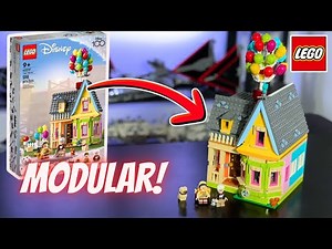 We Turned the UP House Into A Modular Building for our LEGO City!