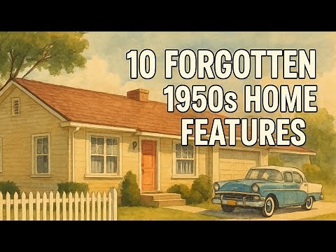 10 Beautiful & Forgotten Home Features from the 1950s You’ll Never See Again
