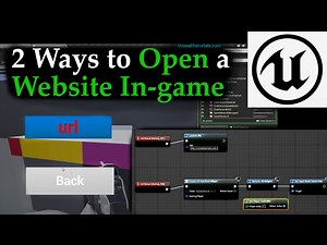 UE4 Tutorial | 2 Ways to Open a Website In-game
