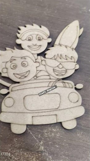 🎨 Creative MDF Shapes for DIY Art! #Shorts #Crafts