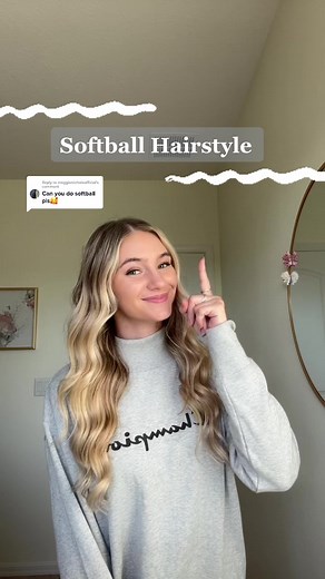 Softball Hairstyle Tutorial: Cute & Easy Hair Ideas 🥎