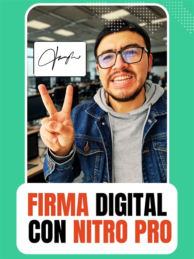 Crea tu Firma Digital con Nitro PRO ¡Deja de Imprimir! ✍️ #NitroPro #FirmaDigital #FirmarPDF #PDFSinImprimir #DocumentosDigitales #ProductividadDigital #HerramientasPDF #OficinaSinPapel #TecnologiaPractica #AutomatizacionDigital