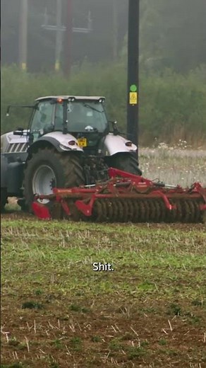 Clarkson Crashes His Tractor Into A Telegraph Pole! 🫣 #Shorts