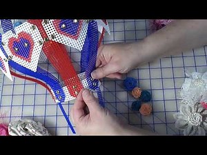 Plastic canvas balloon part 4