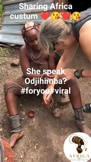 Himba Lady Shares the Beauty of Otjize #zulumaidens #bhincanation #proudlysouthafrican