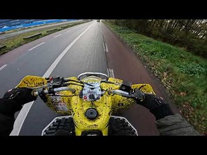 Suzuki LTZ 400 Onroad & offroad Autumn ride