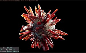 C4D水晶场景制作-建模材质