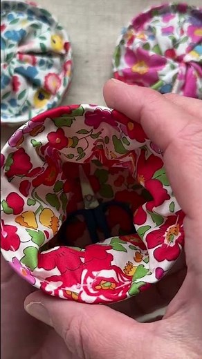 Portable thread catcher, full tutorial is on my channel. #sewing #handmade #diy #easy #craft