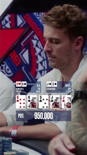 INSANELY TOUGH SPOT ☠️ #EPTBarcelona #LivePoker