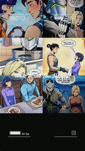 Gency and Milkywave in the new Overwatch comic 🫶💙💜💚💛#gency #milkywave #overwatch ‪@playoverwatch‬