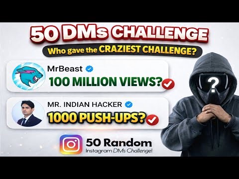 50 Random Instagram DMs – Give Me a Challenge! 🔥