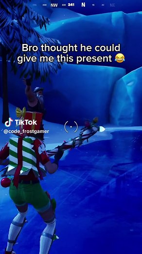 Bro thought he could give me this present 😂 #fortnite #code_frostgamer #fortnitecontent #fortnitebr #fortnitemedleyskin #fortnitemedleymain #fn #fbr #fyp #foryou